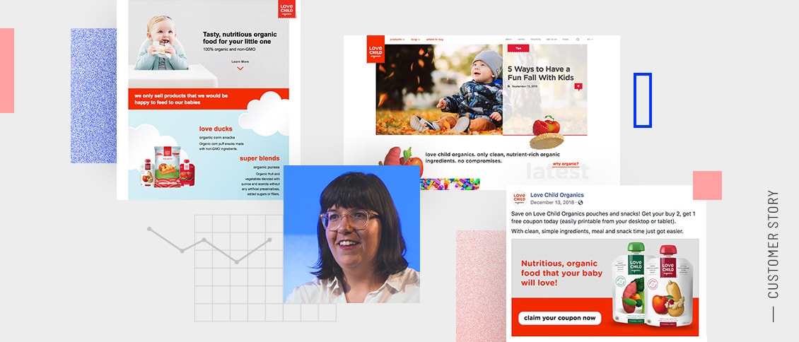 Baby Food Brand case study - increased Email Subscribers with landing pages
