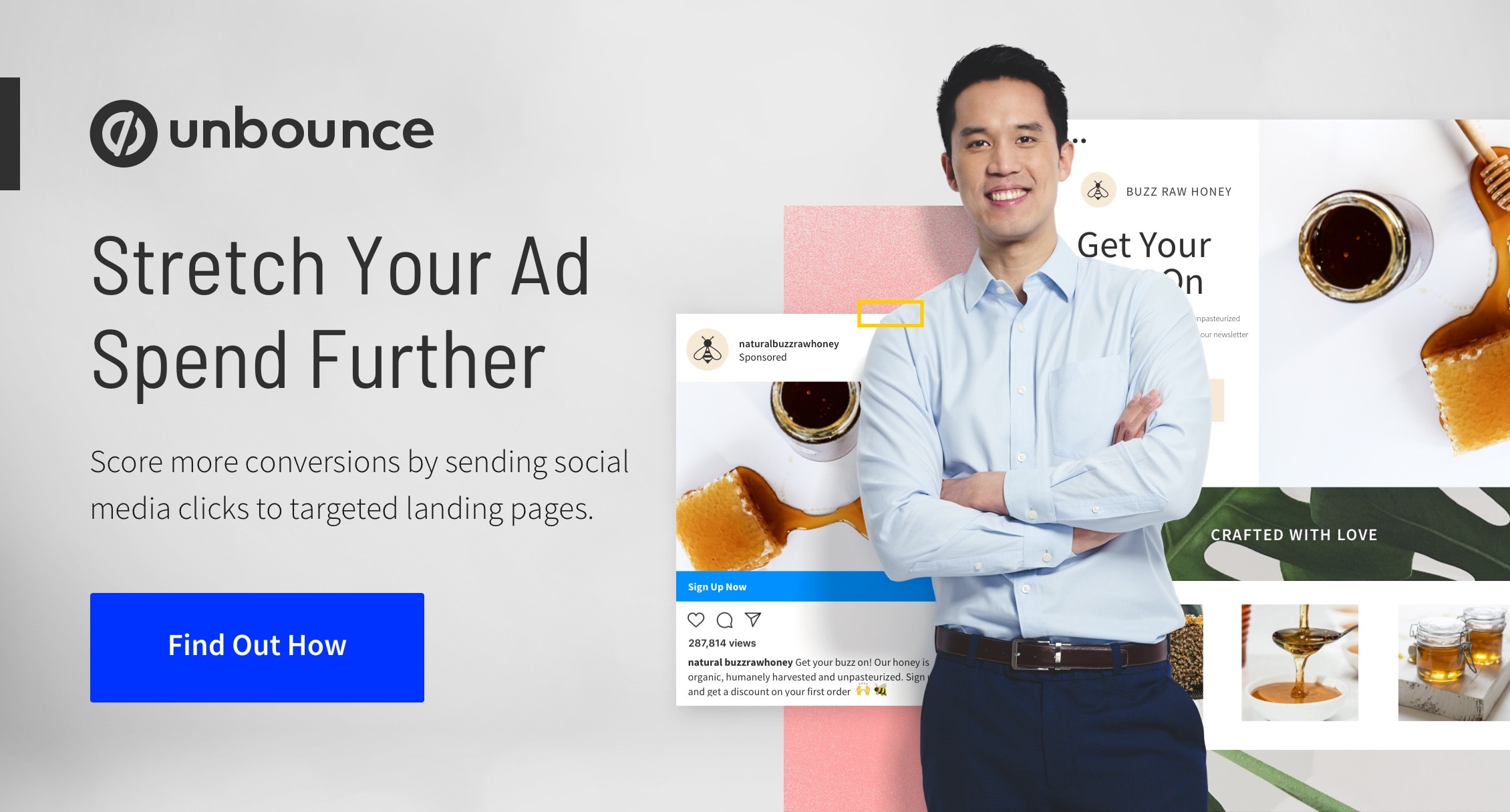 Landing Pages with Social Media