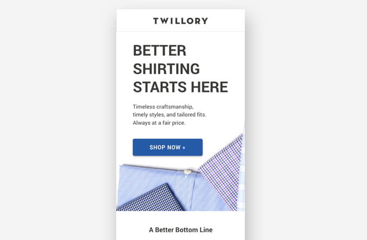 High-Converting Landing Page: Twillory Mobile